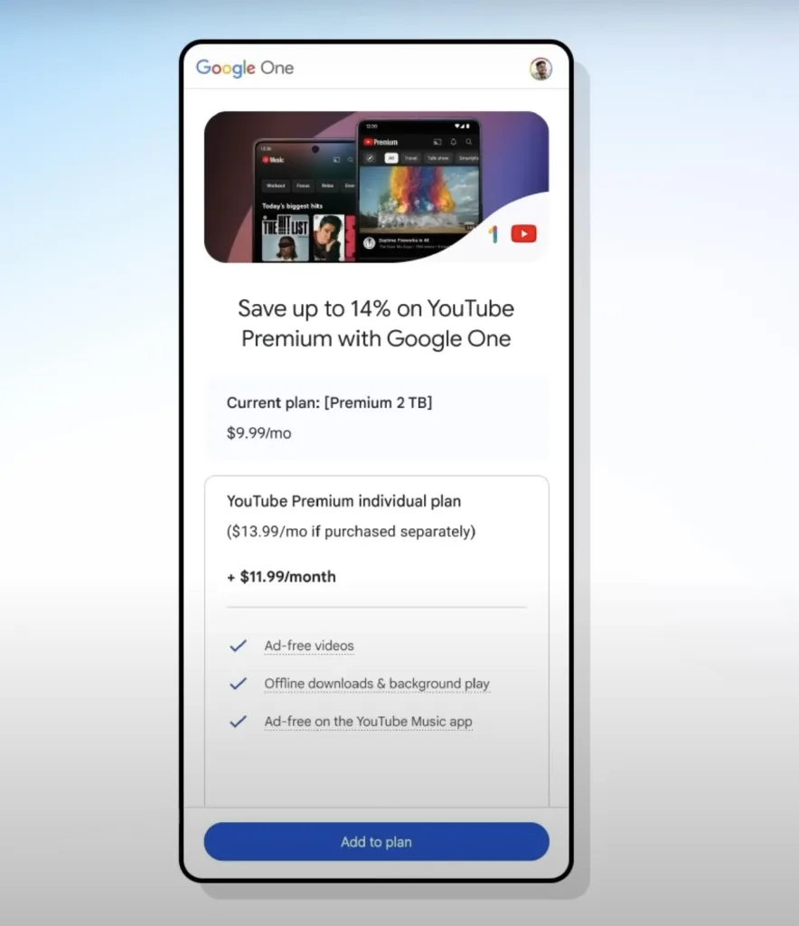 YouTube Premium Gets Cheaper for Google One Users: Here’s the Inside Scoop