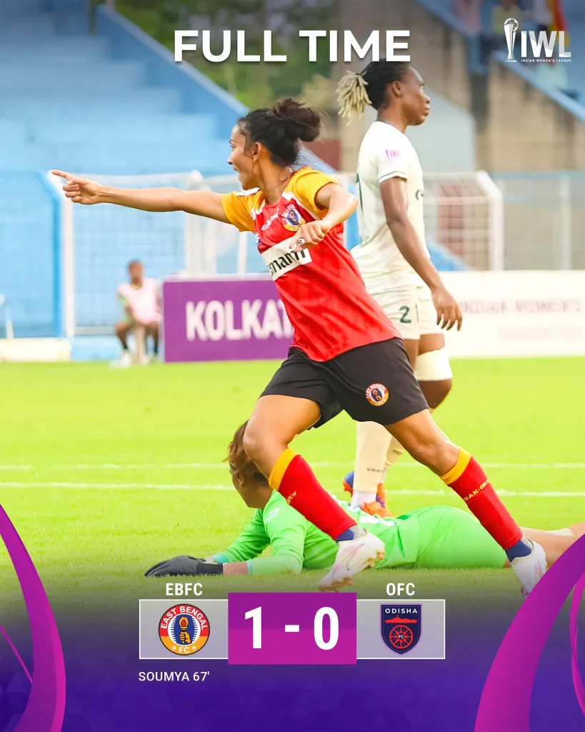 East Bengal Women Defeat Reigning Champions Odisha to End 21-Year Wait and Clinch Historic IWL Title 1 Indian Womens League East Bengal Women Defeat Reigning Champions Odisha to End 21-Year Wait and Clinch Historic IWL Title