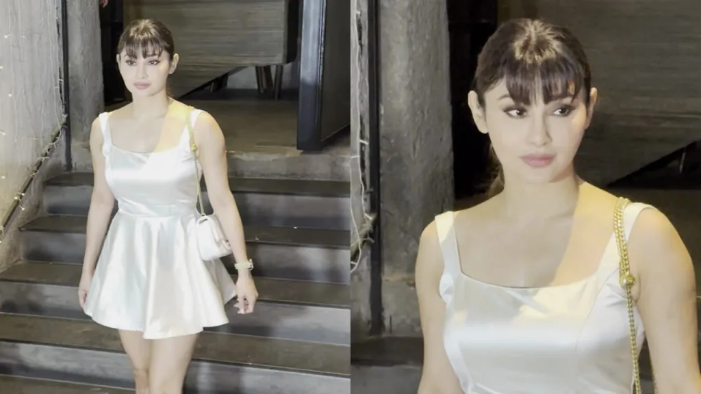 Mouni Roy Ethereal White Ensemble: A Masterclass in Vintage Glamour 1 Mouni Roy
