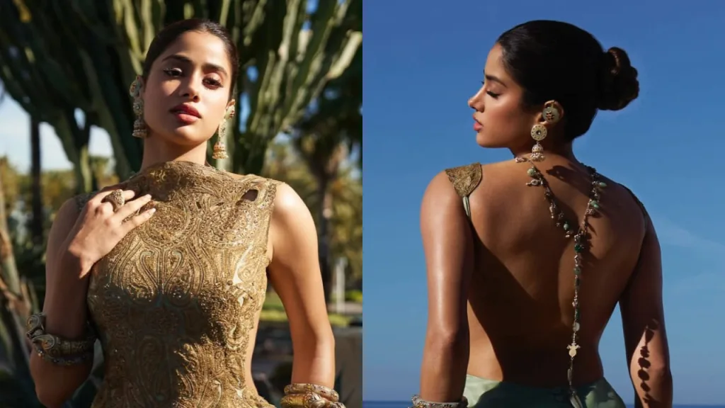 Janhvi Kapoor’s Cannes 2025 Look: Tradition Meets Modern Glamour on the Red Carpet 1 Janhvi Kapoor
