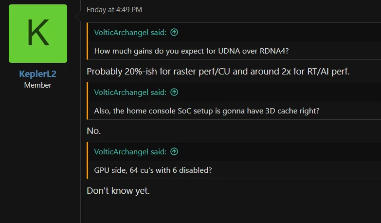 AMD UDNA GPUs: 20% Faster Raster, 2x Ray Tracing for Gaming 1 AMD