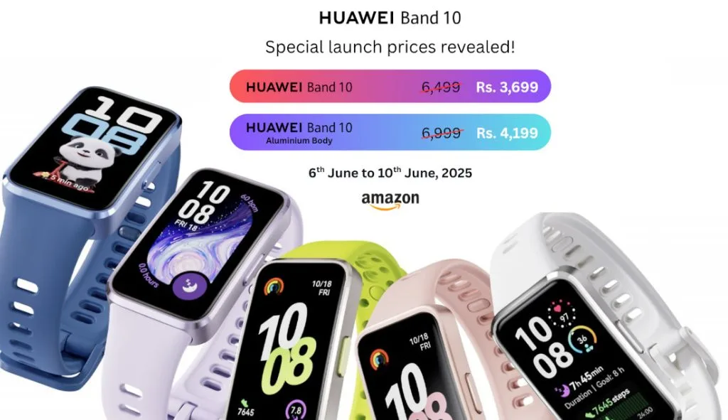Huawei Band 10 Launches in India With Special Introductory Price 1 Huawei Band 10