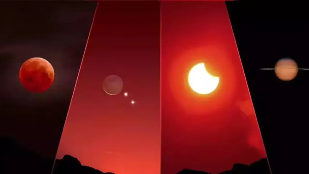 Blood Moon Rising: India Witnesses Spectacular Lunar Eclipse Tonight – Don't Miss This Rare Celestial Show! 1 Blood Moon