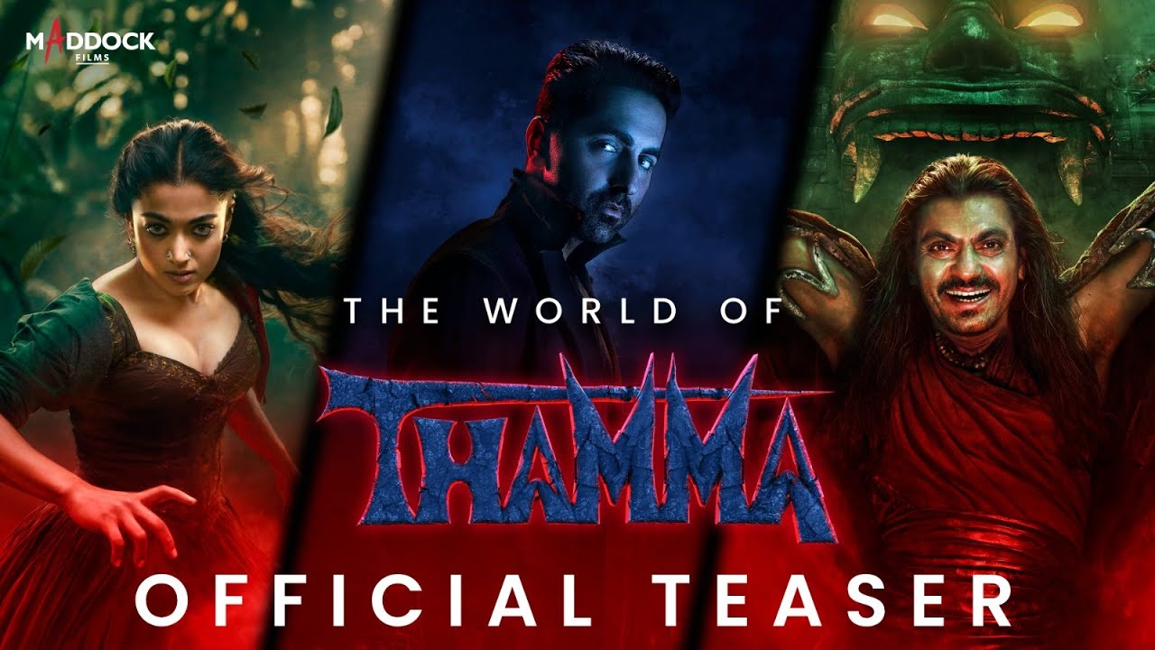 World of Thama | Official Teaser | Ayushmann, Rashmika, Paresh, Nawazuddin | Dinesh V | This Diwali