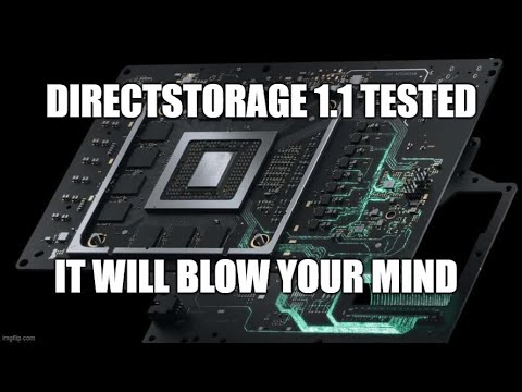 DirectStorage 1.1 with GPU Decompression: Bandwidth far exceeding that of your storage device!