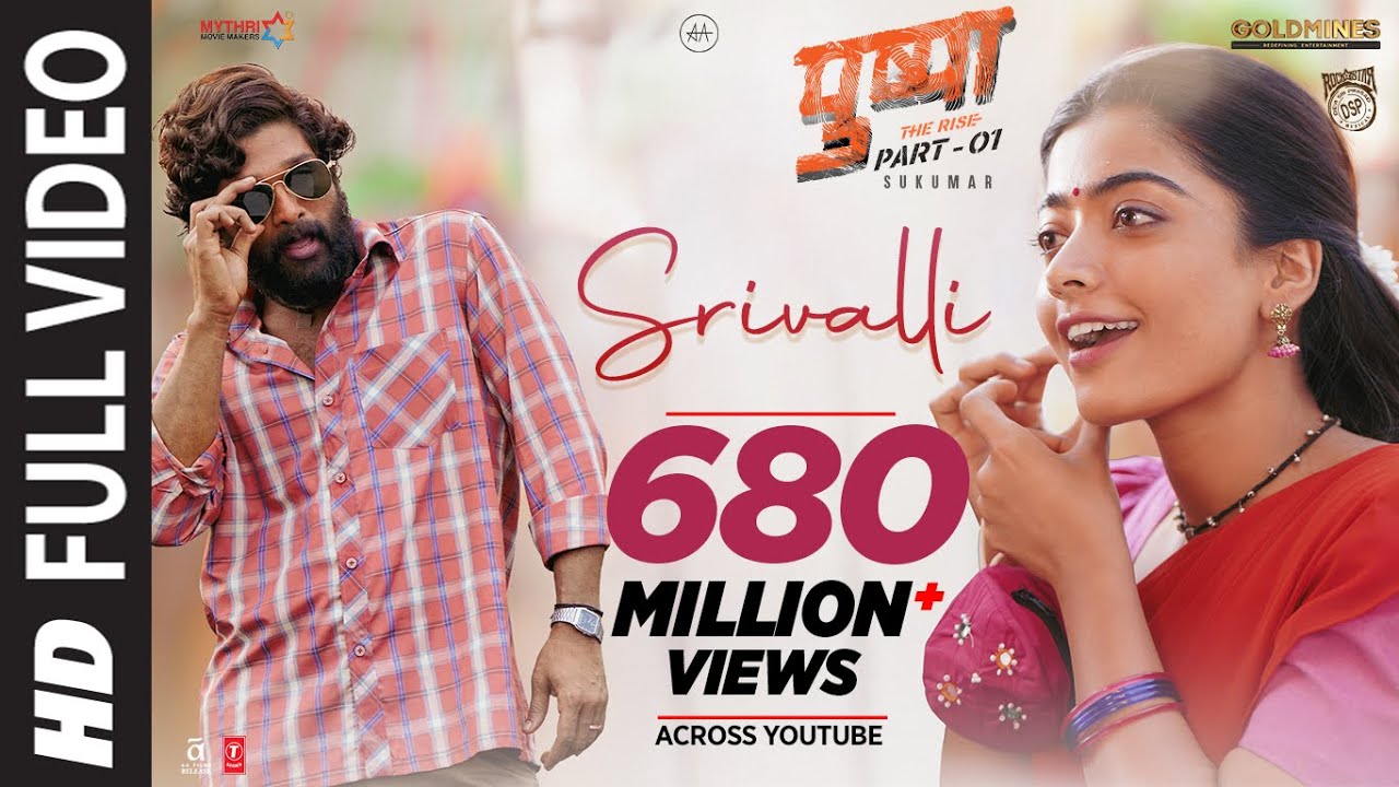 Srivalli (Video) | Pushpa | Allu Arjun, Rashmika Mandanna | Javed Ali | DSP | Sukumar