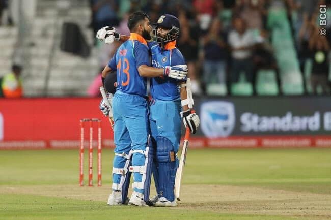India won over South Africa