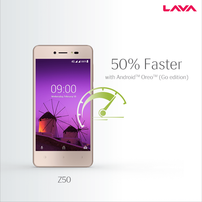 Lava Z50 with Android Go released