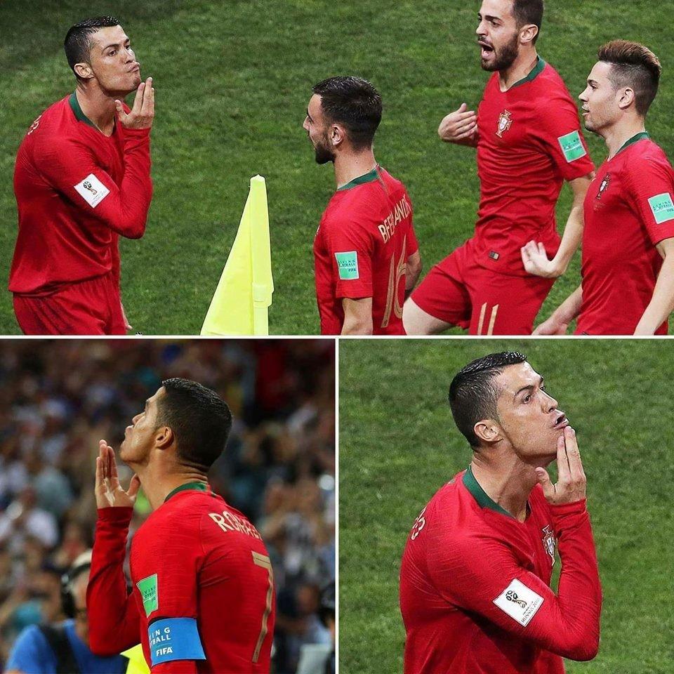 cr Reason Behind Cristiano Ronaldo's ‘GOAT’ celebration