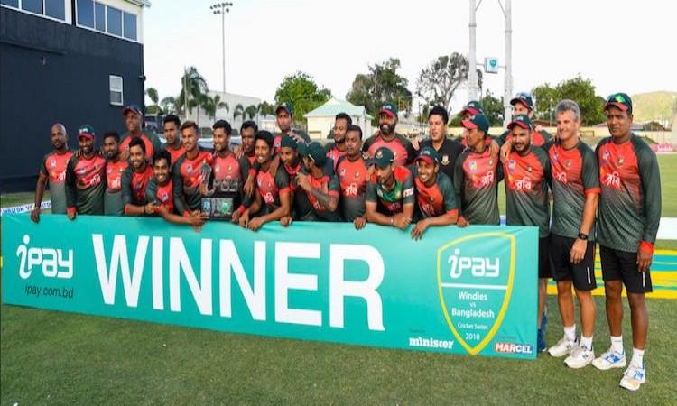 Bangladesh vs West Indies lg Tamim Iqbal's ton helps Bangladesh beat West Indies 2-1 in ODIs
