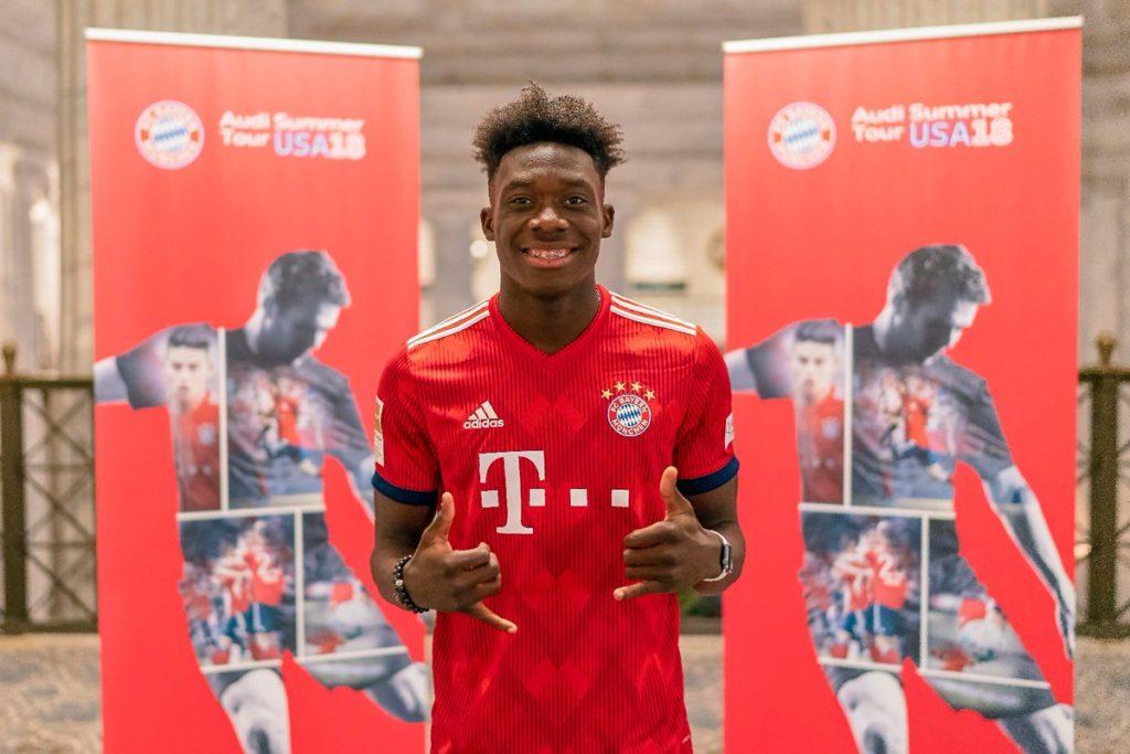 17 year Canadian star Alphonso Davies signed by Bayern