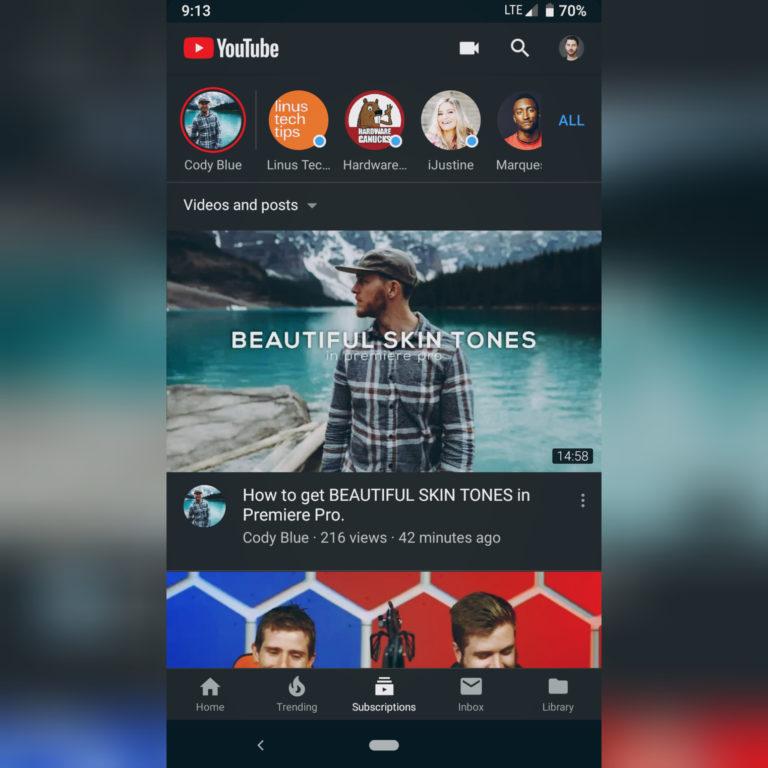 Youtube Mobile App finally to get a Dark Theme