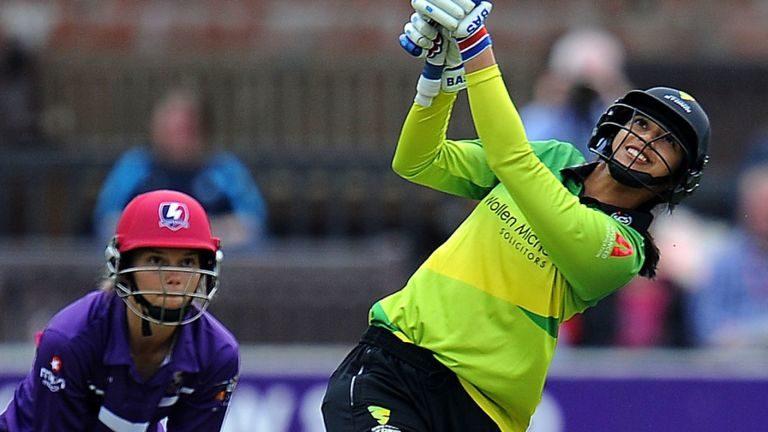 Smriti Mandhana scored the joint-fastest 50 in women’s T20s