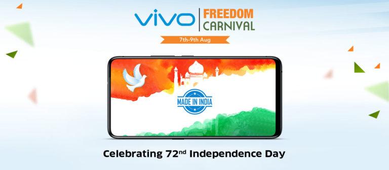 Vivo Flagship Smartphones At Rs.1,947 In Vivo Freedom Carnival Flash Sale