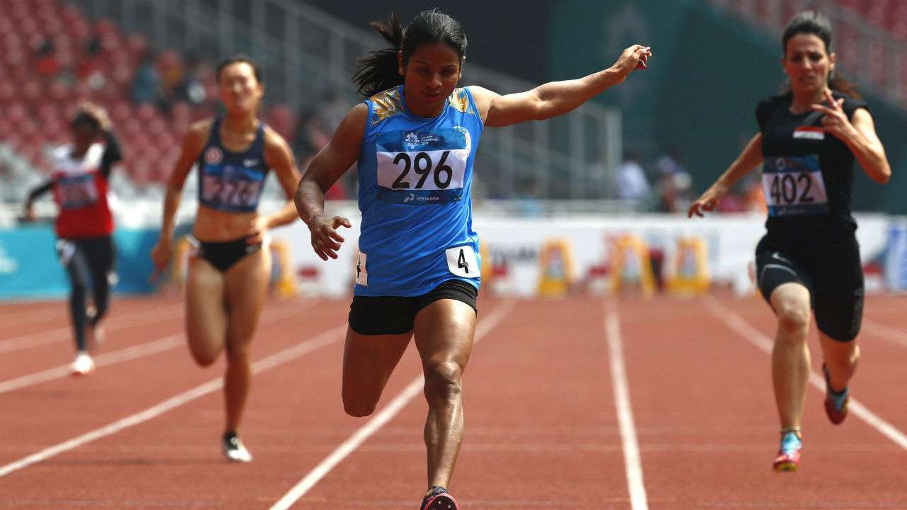 724291 dutee chand 200m pti The Indian Women's team has won gold in the 4x400 relay event at the Asian Games