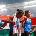 The Indian Women’s team has won gold in the 4×400 relay event at the Asian Games