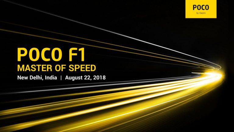 Xiaomi’s POCO F1 Is All Set To Launch on August 22.