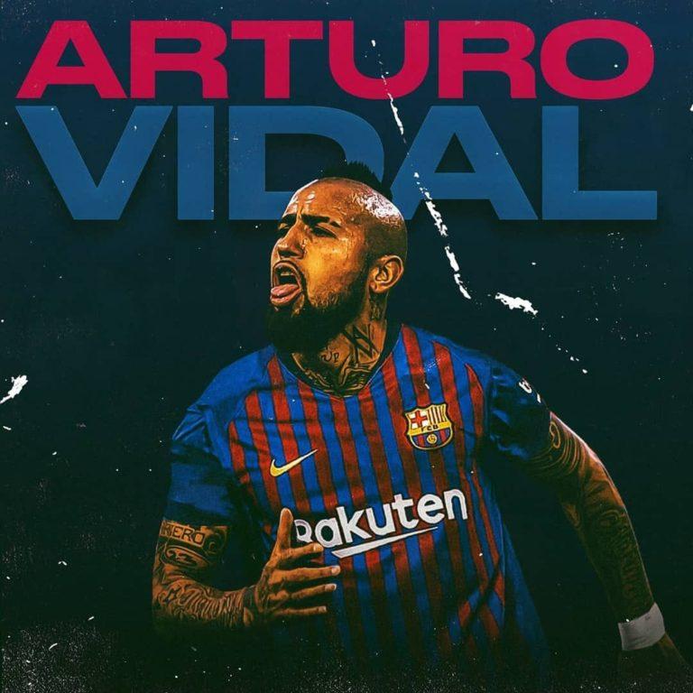 Barcelona signs Arturo Vidal