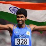 Jinson Johnson wins gold for India in the men’s 1500 m event at the Asian Games