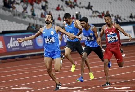 MANKJITKB1 Manjit Singh wins gold for India in 800 m race at the Asian Games
