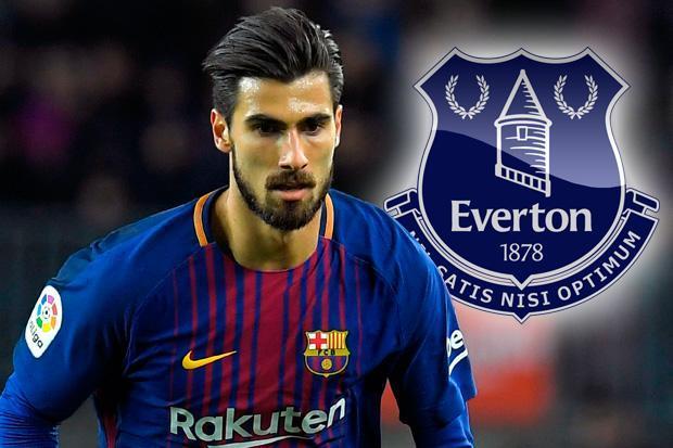 Everton signs Andre Gomes on a season-long loan from Barcelona