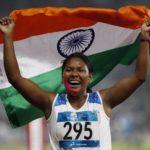Swapna Barman wins the first ever gold medal for India in heptathlon at the Asian Games