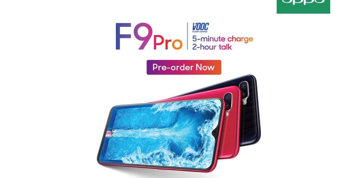 Oppo F9 Pro is launched in India at Rs.23,990, see availability here.
