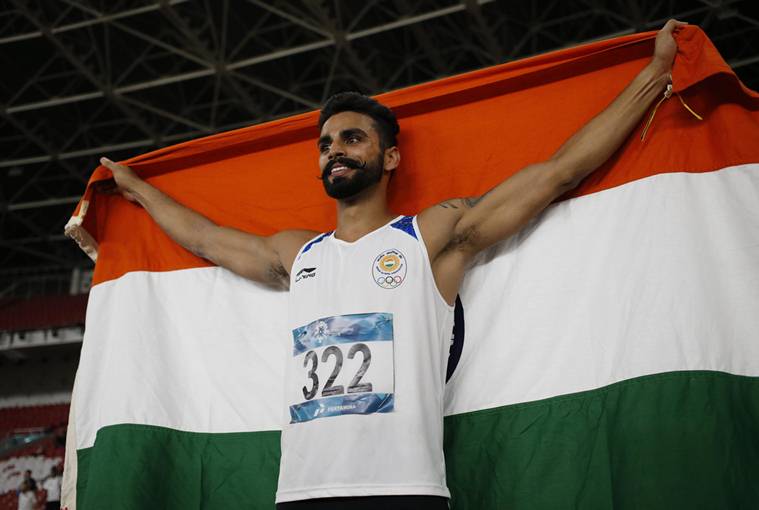 Arpinder Singh becomes 1st Indian to Win Mens Triple Jump Gold in Asian games 2018