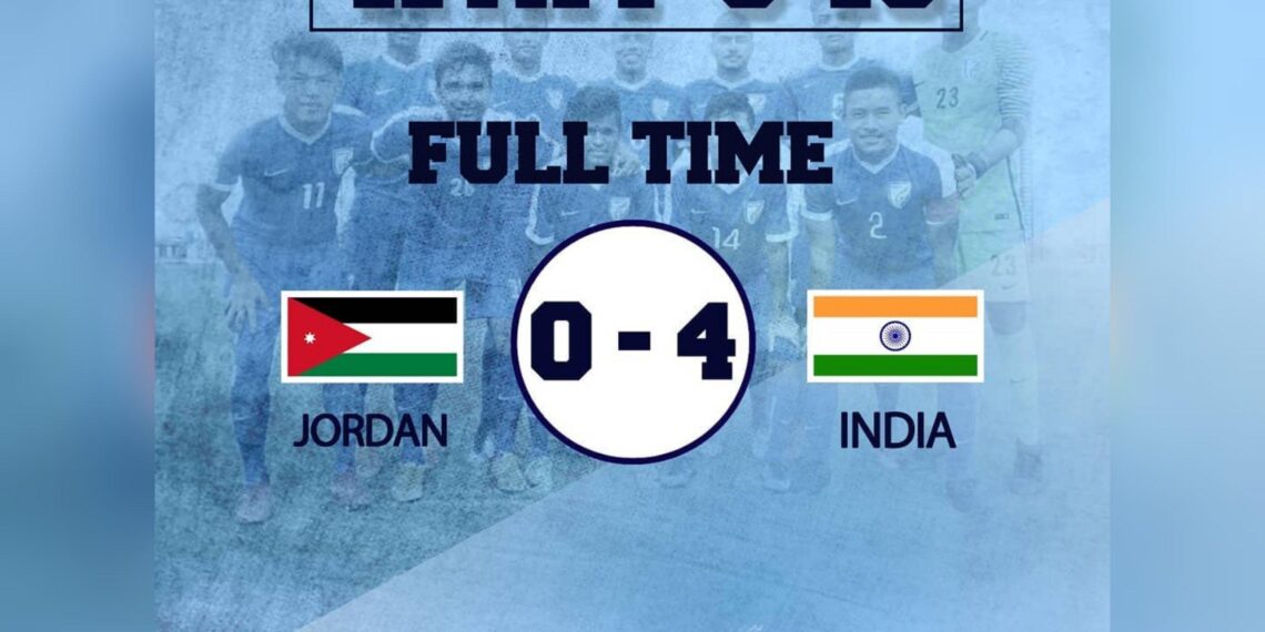 A comfortable win for India U-16 football team.