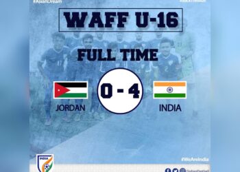 A comfortable win for India U-16 football team.