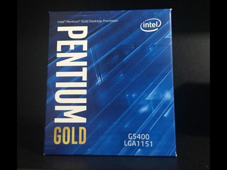 Intel Pentium Gold G5400 processor makes its way to India