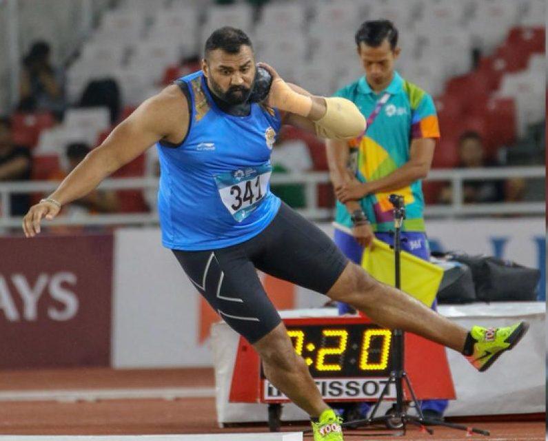 toor e1535311127226 Tajinderpal wins gold for India in Shot Put at the Asian Games, despite his father battling cancer