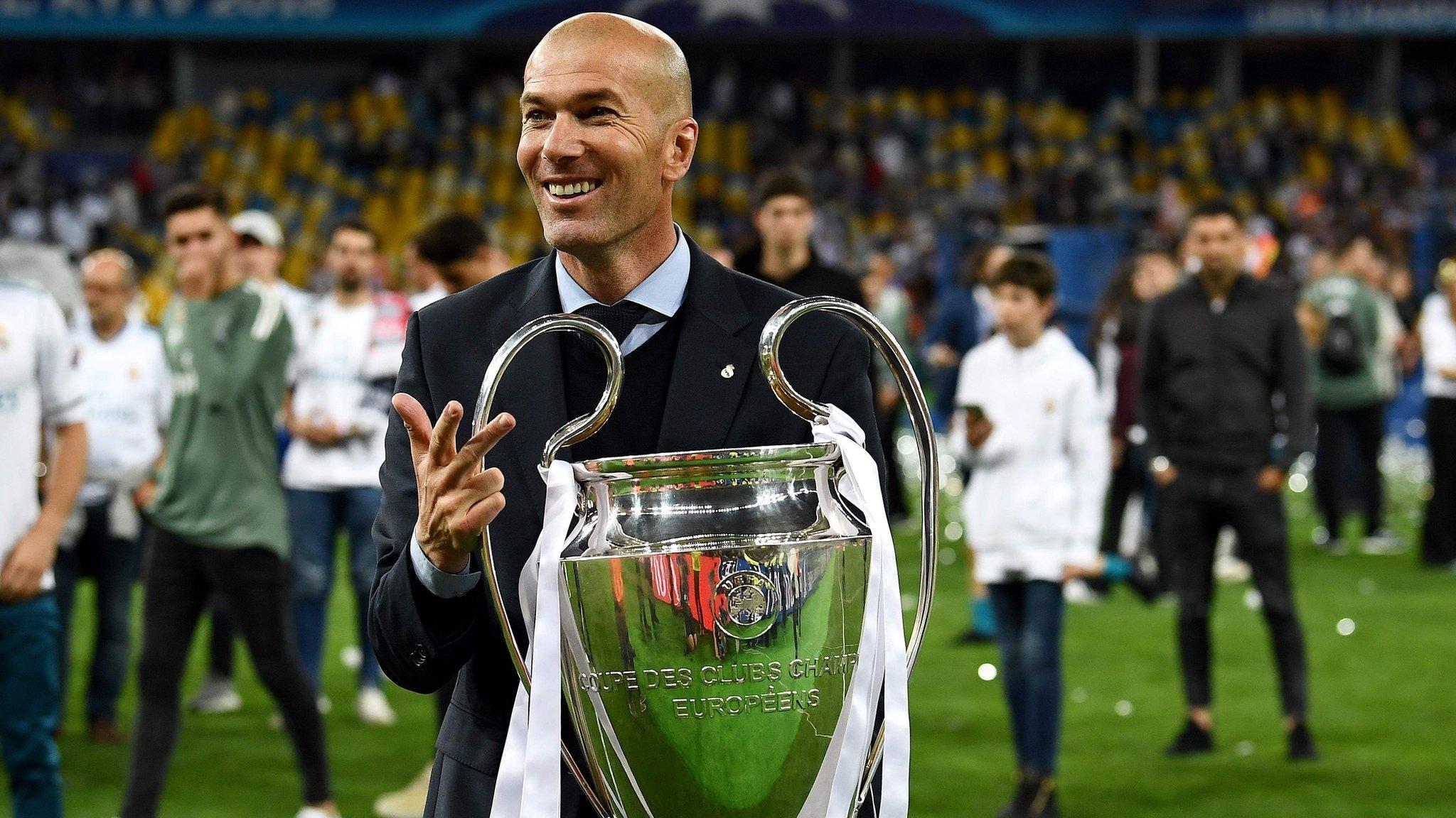 101821690 hi047072907 Zinedine Zidane confirms that he will be back at coaching soon, amid Manchester United links