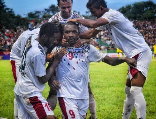 Mohun Bagan put five goals past FCI and Dicka scores seasons 1st hattrick