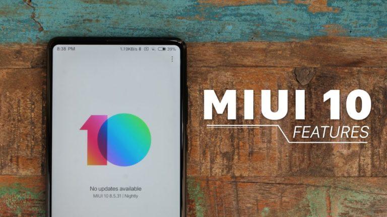 Experience Full Screen Display with MIUI 10