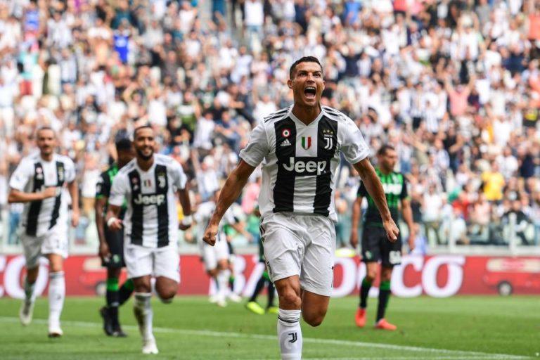 Cristiano Ronaldo finally opens his goals tally for Juventus with a brace against Sassuolo