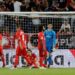 Soccer Football - La Liga Santander - Sevilla v Real Madrid - Ramon Sanchez Pizjuan, Seville, Spain - September 26, 2018 Real Madrid's Thibaut Courtois and team mates react after conceding a goal scored by Sevilla's Andre Silva REUTERS/Marcelo Del Pozo
