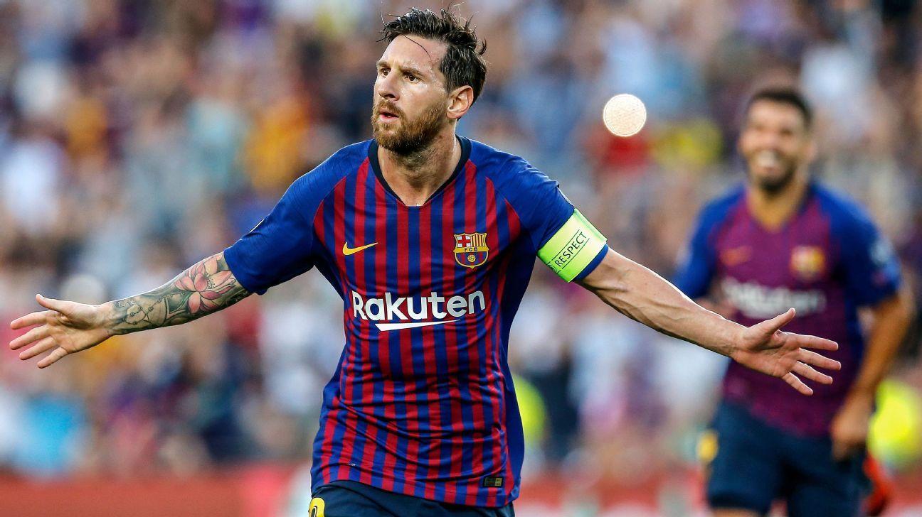Lionel Messi starts the UCL goal fest with a hattrick and sets a new record