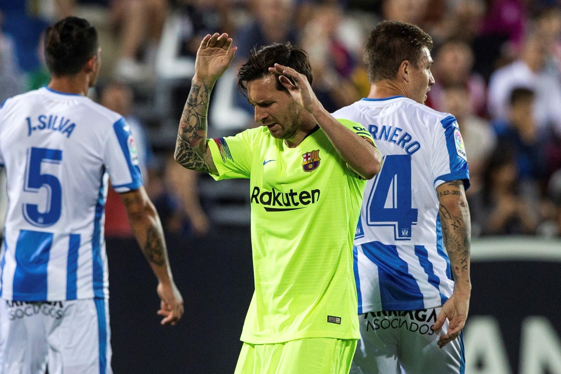leganes barcelona 260918b Barcelona and Real Madrid both lost their La Liga matches on Matchday 6