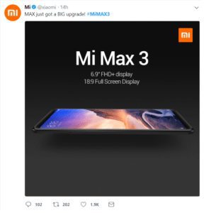 mimax3 Xiaomi's Mi Max 3 to launch in India very soon