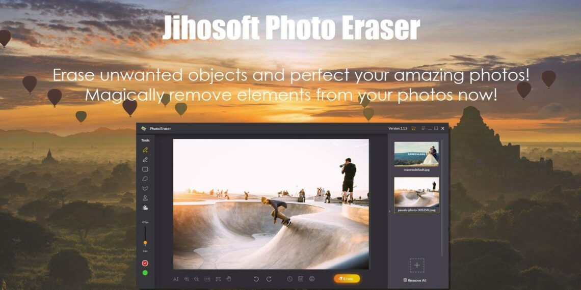 Jihosoft Photo Eraser: Your one-stop destination to remove unwanted objects from Images