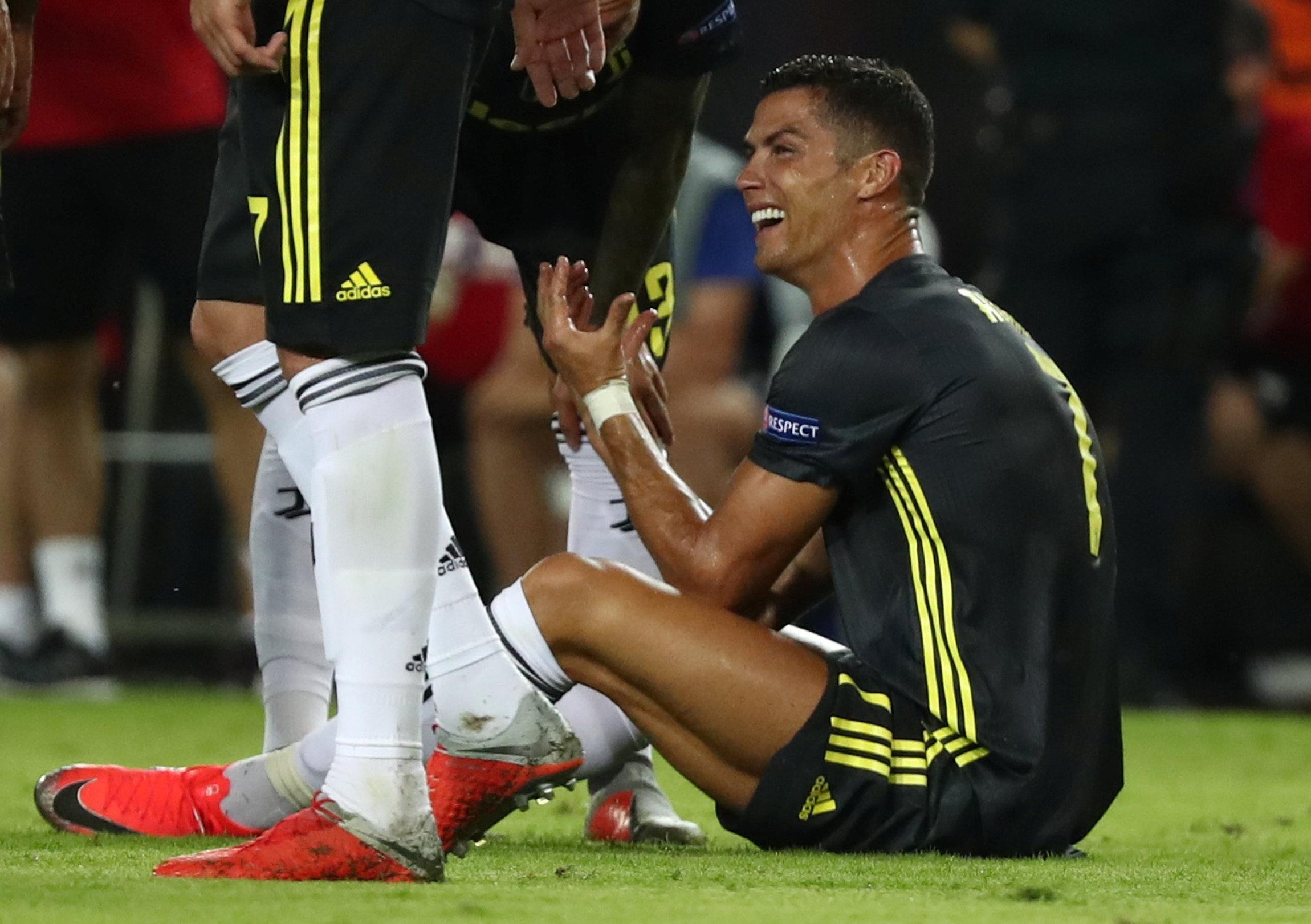 ronaldo 190918e Ronaldo was shown red card in his Champions League debut match for Juventus