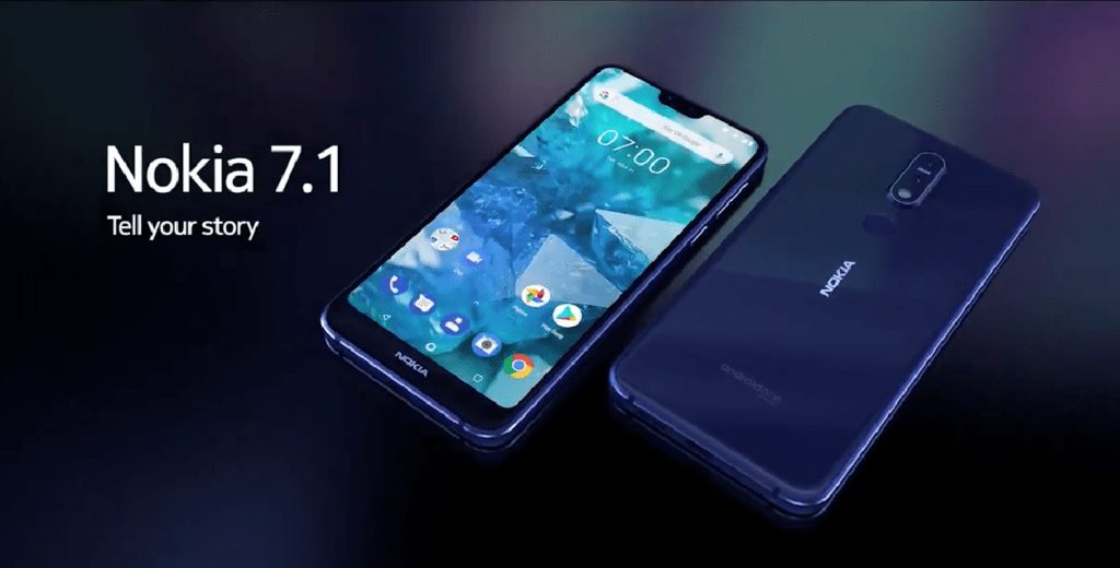 Nokia 7.1 : Launched | Specifications, Price and Availability.