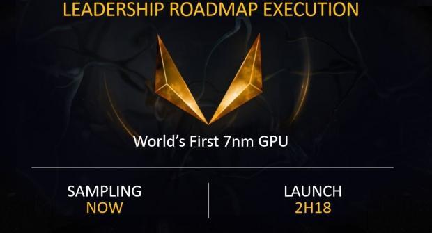 AMD plans to launch their 7nm Vega GPU by the end of 2018