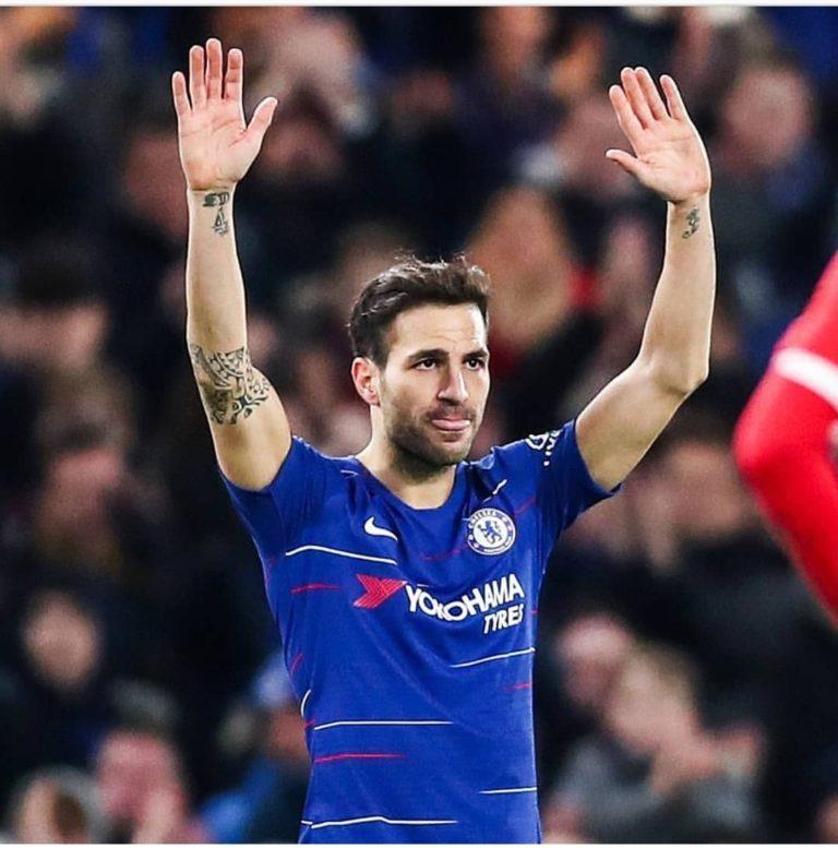 Cesc Fabregas bids farewell to Chelsea