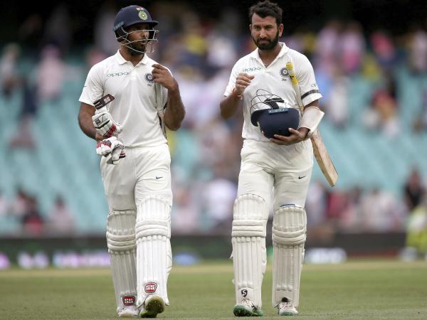 mayank Cheteshwar Pujara & Mayank Agarwal take India to 303/4 on Day 1 in Sydney