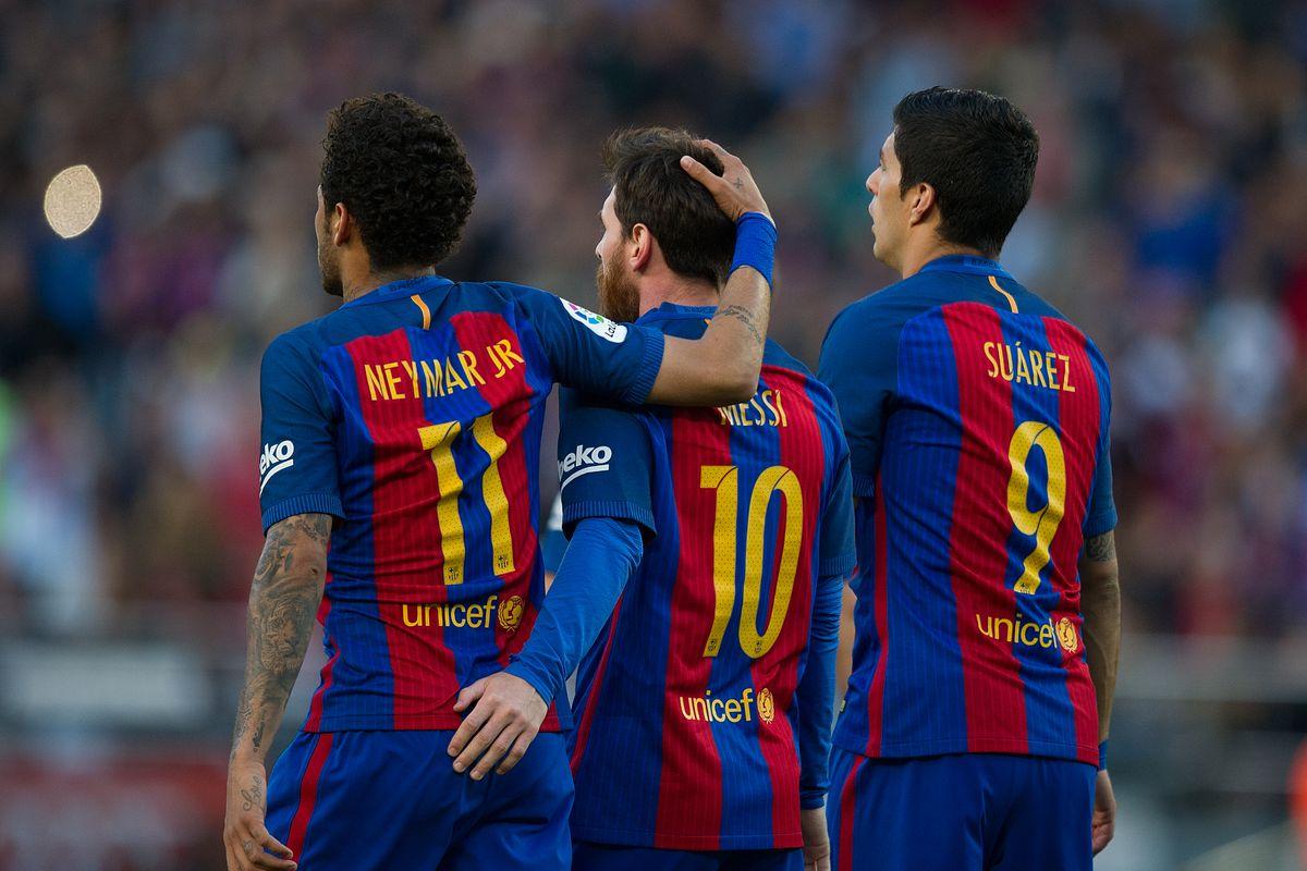 Messi, Neymar and Suarez
