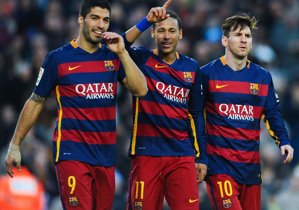 Messi Suarez Neymar1 Luis Suarez's career highlights as he scores 500 goals