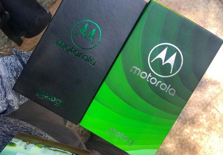 Motorola G7-series lineup is here : Moto G7, Moto G7 Plus, Moto G7 Power, Moto G7 Play.
