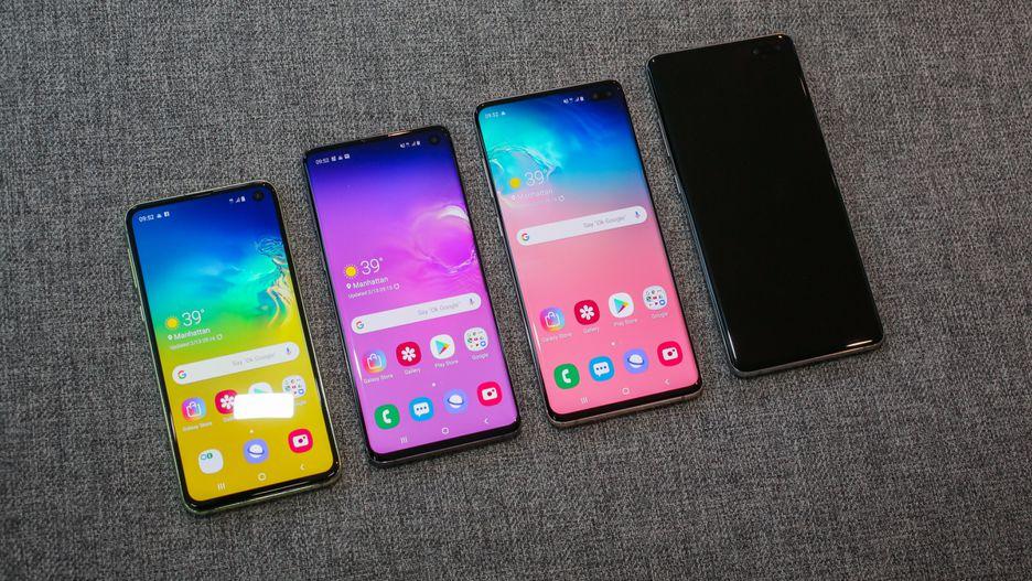 16 samsung galaxy s10 all phones Samsung Galaxy S10, Galaxy S10 Plus, Galaxy S10e - The Galaxy series with punch hole display.
